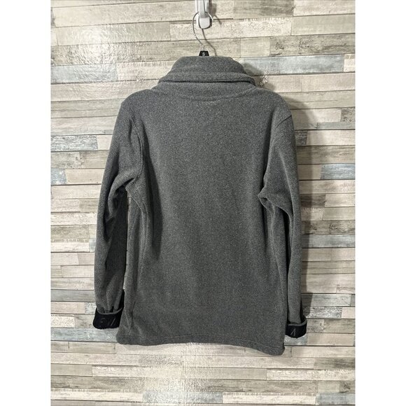 Women’s Nike Dri Fit Fleece Sweater Gray Mock Neck Size Small - Picture 11 of 16
